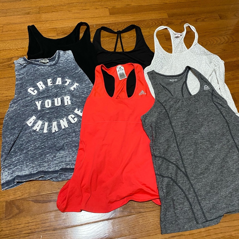 Lot of Size Large Workout Tanks